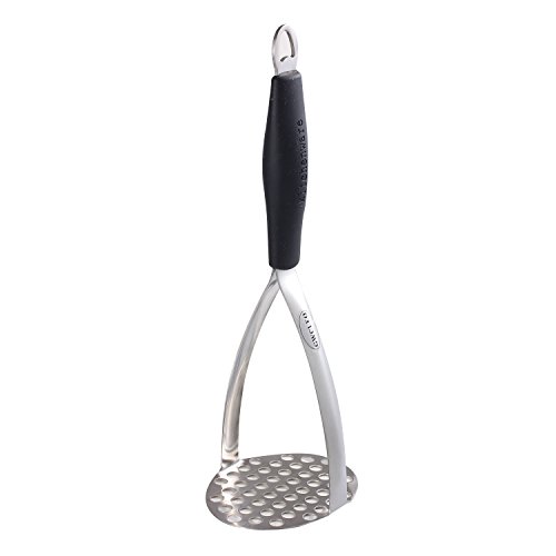 GWCLEO Pasapurés, Prensa Patatas de Grueso Acero INOX Pulido con Espejo y Non-Soldando, Pasapure con Mango de Silicona Suave de Anti-Deslizante y Fácil de Apretón,Puré de Patata para Fruta y Vegetale GWCLEO Pasapurés, Prensa Patatas de Grueso Acero INOX Pulido con Espejo y Non-Soldando, Pasapure con Mango de Silicona Suave de Anti-Deslizante y Fácil de Apretón,Puré de Patata para Fruta y Vegetale