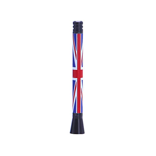 Gwxevce Union Jack UK Flag Antena Corta para Mini Cooper S R55 R56 R60 Countryman