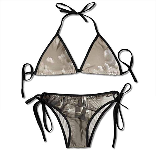 Halter Swimwear Swift Bikini Travel Tower Bridge en Londres Cielo nublado del viejo paisaje histórico Nostalgia Inglaterra Sepia Traje de baño blanco Halter Swimwear Swift Bikini Travel Tower Bridge en Londres Cielo nublado del viejo paisaje histórico Nostalgia Inglaterra Sepia Traje de baño blanco