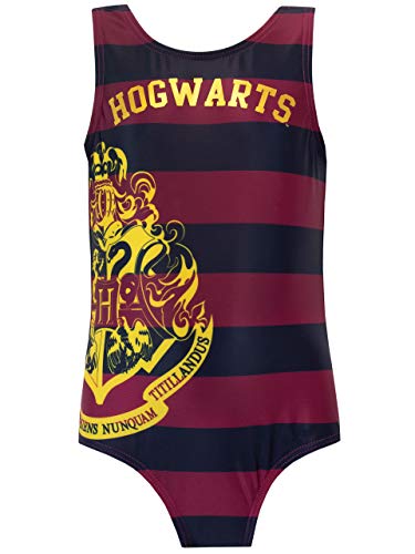 Harry Potter Bañador para Niñas Hogwarts Multicolor 12-13 Años