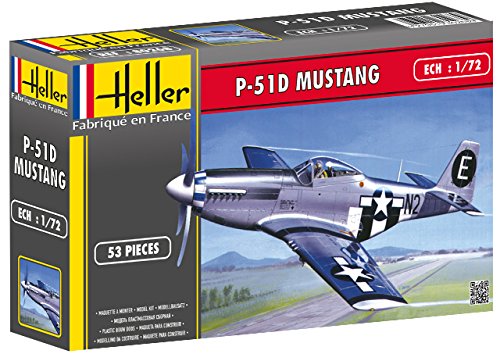Heller - 80268 - Maqueta para Construir - P-51 Mustang - 1/72