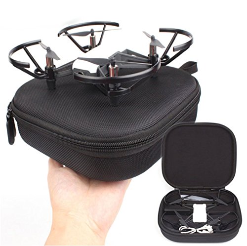 Hensych Funda de transporte portátil pequeña bolsa de almacenamiento de viaje funda protectora para Tello Drone y accesorios