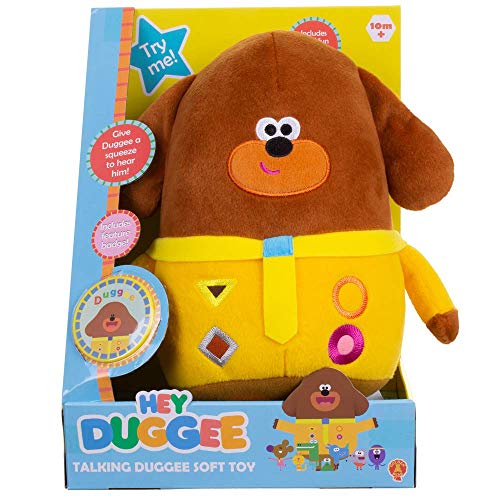 Hey Duggee - Muñeco de Peluche Que Habla (marrón)