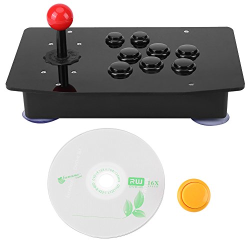 Hilitand El Controlador Arcade, el Joystick del Juego USB y Kit de Bricolaje de Botones con Mango de rotación de 360 Grados Son compatibles con Windows, Ps3, Ps4, Raspberry Pi, Android, Xbox 360