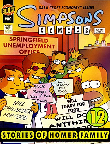 Homer Family Simpson: Collection Book 12 - Graphic Novel Family Cartoon Funny Comic Simpson (English Edition)