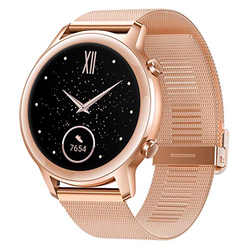 HONOR Magic Watch 2, Huawei Smartwatch Reloj Inteligente Deportivo 5ATM Resistente al Agua Pulsera de Actividad con Pantalla AMOLED 42MM Fitness Tracker Compatible con iOS y Android Dorado