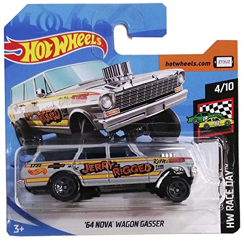 Hot-Wheels '64 Nova Wagon Gasser HW Race Day 4/10 Hot-Wheels '64 Nova Wagon Gasser HW Race Day 4/10