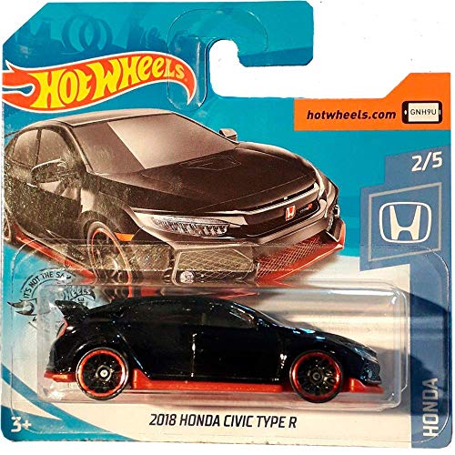 Hot-Wheels Honda Civic Type R 2018 2-5 2020 Black