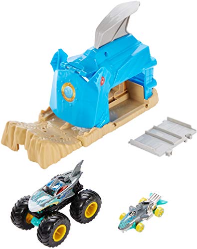 Hot Wheels Monster Trucks Pista de coches Trucks Shark (Mattel GKY03)