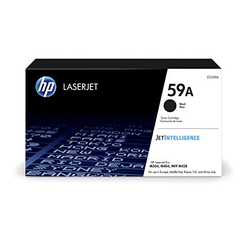 HP 59A CF259A, Negro, Cartucho Tóner Original, de 3.000 páginas, para impresoras HP LaserJet Pro M404n, M404dn, M404dw, MFP M428dw, MFP M428fdn, MFP M428fdw y M304a