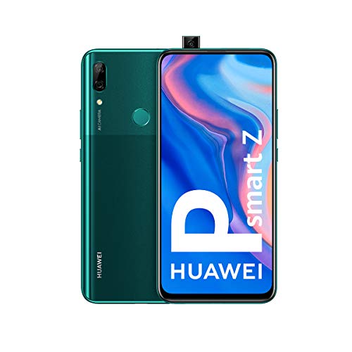 Huawei P smart Z - Smartphone de 6.59" (4 GB RAM, Android 9, ultra FullView, 1920 x 1080 pixels, 4G, 16 MP, WiFi, Bluetooth, USB Tipo-C), Verde