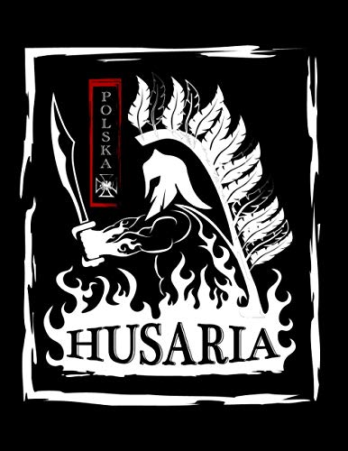 Husaria: A Large 8.5x11" Polish Hussar 16th winged Warrior GRID Lined personal sketchbook. Polish Historical Husaria Knight. Grid Lined Polish History ... Grid Lined Notebook. Zeszyt do rysowania.