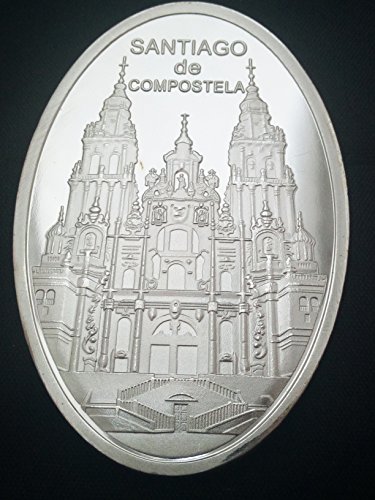 Imán bañado en plata Catedral de Santiago de Compostela