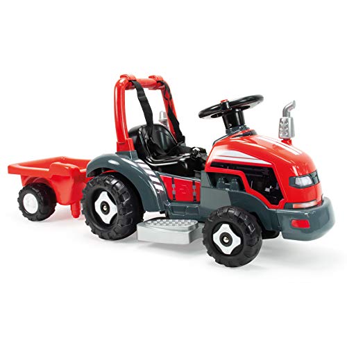 INJUSA - Tractor Little 2 en 1 Eléctrico de 6V y Correpasillos para Niños entre 1 y 3 Años, color rojo (1505) INJUSA - Tractor Little 2 en 1 Eléctrico de 6V y Correpasillos para Niños entre 1 y 3 Años, color rojo (1505)
