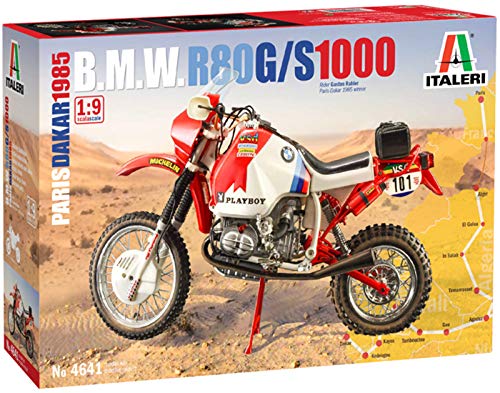 Italeri 4641. Maqueta Moto Trail R80 G/S 1000 Paris Dakar 1985. Escala 1:9