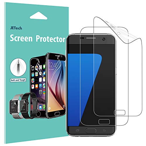JETech Protector de Pantalla para Samsung Galaxy S7, Cobertura complete, Ultra Transpanrente, 2 Unidades