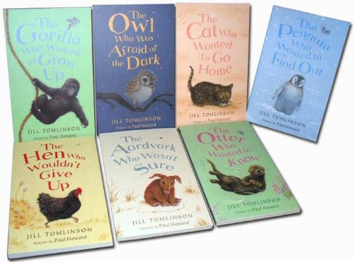 Jill Tomlinson Collection, 7 books, RRP £34.93 (The Cat Who Wanted To Go Home, The Hen Who Wouldn't Give Up, The Otter Who Wanted To Know, The Owl Who Was Afraid Of The Dark, The Penguin Who Wanted To Find Out, The Gorilla Who Grow, The Aadvark )