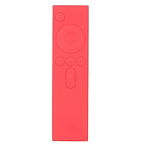 JINM - Funda de silicona para mando a distancia para Xiaomi Box TV, Rosa, Tamaño libre