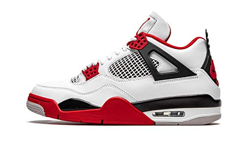 Jordan Air 4 Retro Fire Red 2020 Dc7770 160 - Talla para hombre, (Multi color), 44.5 EU