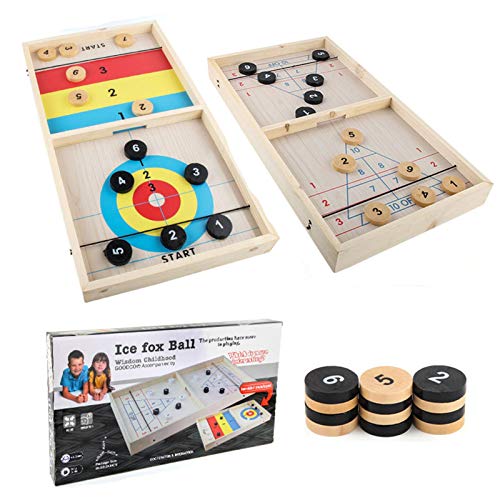 Juego de arandelas rápidas, juego de mesa 2 en 1, juego de sociedad Catapult, juguetes educativos para niños, juego de mesa interactivo, madera