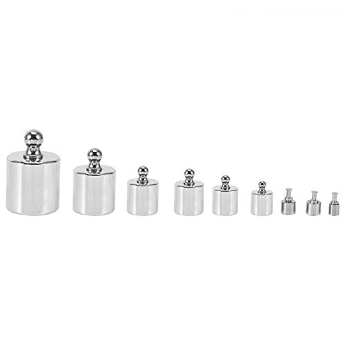 Juego de pesas de calibración de precisión de 17 piezas de 10 mg a 100 g, con estuche y pinzas, báscula de joyería de prueba, juego de pesas de calibración de acero inoxidable en gramos Juego de pesas de calibración de precisión de 17 piezas de 10 mg a 100 g, con estuche y pinzas, báscula de joyería de prueba, juego de pesas de calibración de acero inoxidable en gramos