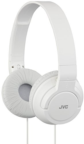 JVC HA-S180-W-E - Auriculares de Diadema Cerrados con Cable de 1,2m. Cascos Plegables y Ligeros con Sonido de Alta Calidad y Sistema Deep Bass. Color Blanco.