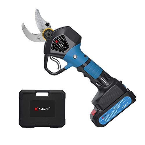 K KLEZHI Tijeras de Podar Electricas, Podadora con Bateria Profesional, Bateria Litio 2Ah Recargable con 2 Repuestos, Corta Rango 30mm, 6-8 Horas, Tijeras de Podar Bateria de Ramas Arboles, Negro K KLEZHI Tijeras de Podar Electricas, Podadora con Bateria Profesional, Bateria Litio 2Ah Recargable con 2 Repuestos, Corta Rango 30mm, 6-8 Horas, Tijeras de Podar Bateria de Ramas Arboles, Negro