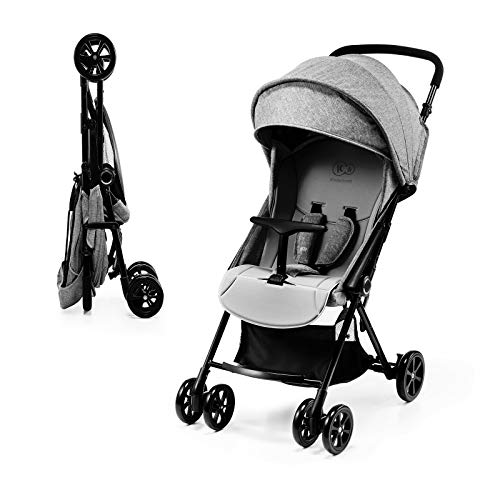 Kinderkraft Silla de Paseo Ligera LITE UP, Carrito, Manejable, Plegable, Gris