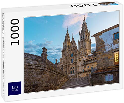 Lais Puzzle Antigua Catedral gótica de Santiago de Compostela, Galicia, España 1000 Piezas