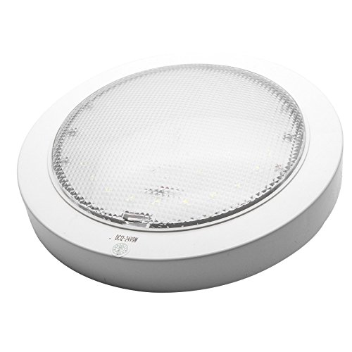 Lámpara triangular de acero inoxidable, con interruptor de encendido/apagado para barco, camión, autocaravana, 12 V, color blanco frío, 1 unidad Lámpara triangular de acero inoxidable, con interruptor de encendido/apagado para barco, camión, autocaravana, 12 V, color blanco frío, 1 unidad