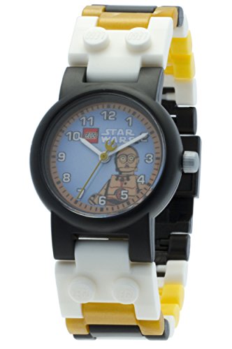 LEGO 9002960 - Reloj para niños de Cuarzo, Correa de plástico Color Negro