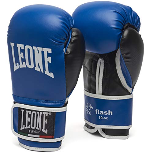Leone 1947 Guantes de boxeo, modelo Flash azul turquesa Talla:10 Oz Leone 1947 Guantes de boxeo, modelo Flash azul turquesa Talla:10 Oz