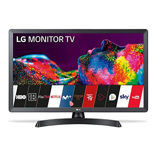 LG 28TN515S-PZ - Monitor Smart TV de 70 cm (28") con Pantalla LED HD (1366 x 768, 16:9, DVB-T2/C/S2, WiFi, 5 ms, 250 CD/m2, 5 M:1, Miracast, 10 W, 1 x HDMI 1.3, 1 x USB 2.0), Color Negro LG 28TN515S-PZ - Monitor Smart TV de 70 cm (28") con Pantalla LED HD (1366 x 768, 16:9, DVB-T2/C/S2, WiFi, 5 ms, 250 CD/m2, 5 M:1, Miracast, 10 W, 1 x HDMI 1.3, 1 x USB 2.0), Color Negro