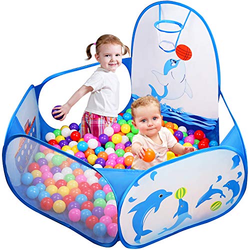 Likorlove Piscinas de Bolas, Tienda de Campaña Infantil Plegable, Parque de Bolas Infantil, Casitas Infantiles Tela, Regalo de Juguete Bebe para niños de 1 a 5 años, 120cm Azul Likorlove Piscinas de Bolas, Tienda de Campaña Infantil Plegable, Parque de Bolas Infantil, Casitas Infantiles Tela, Regalo de Juguete Bebe para niños de 1 a 5 años, 120cm Azul