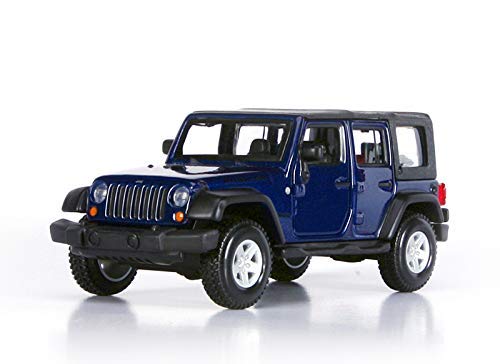 LIUCHANG Modelo de Coche Jeep Wrangler Modelo de Coche 1:32 simulación Original de aleación Jeep Robin Hood Off-Road Modelo Exclusivo de colección Modelo (Color: Azul) liuchang20