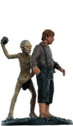 Lord of the Rings Señor de los Anillos Figurine Collection Nº 141 Sam and Gollum