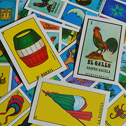 Loteria Mexicana Family Set of 20 Boards and Cards by Naipes Gacela