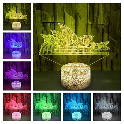 Luz Nocturna Touch Teatro De La Ópera 3D Lámpara De Ilusión Niños Juguetes Luces 16 Colores Cambio Touch Con Cable Usb - Aplicación Bluetooth Control Dormitorio Para Niños Luz Nocturna Touch Teatro De La Ópera 3D Lámpara De Ilusión Niños Juguetes Luces 16 Colores Cambio Touch Con Cable Usb - Aplicación Bluetooth Control Dormitorio Para Niños