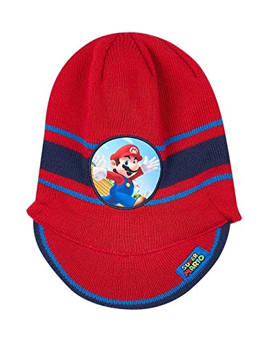 Mario Bros - Gorro - para niño rojo 42 / 44