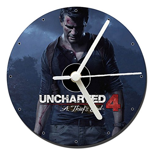 MasTazas Uncharted 4 A Thief'S End Reloj CD Clock 12cm