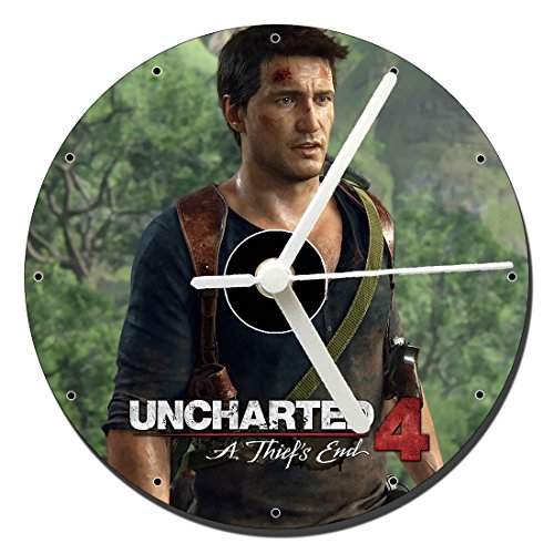 MasTazas Uncharted 4 Nathan Drake Reloj CD Clock 12cm