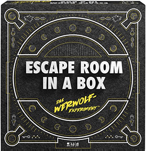 Mattel Games Juego de Estrategia Escape Room In A Box El Werwolf Experiment Adecuado para 2 – 8 Jugadores, duración Inferior a 60 Minutos, Juego de Estrategia a Partir de 13 años
