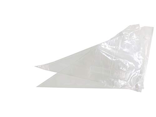 MB – Lote de 2 mangas de boquillas desechables transparentes 30 x 55 cm