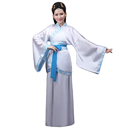 Meijunter Chino Antiguo Mujer Hanfu - Tradicional Traje Elegante Retro Tang Suit Etapa Rendimiento Vestido
