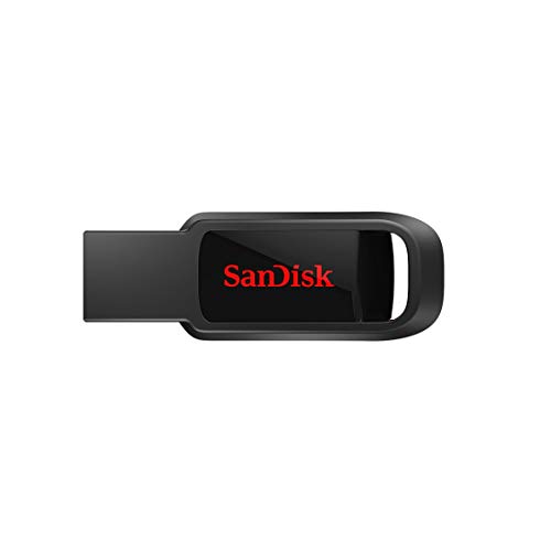 Memoria flash SanDisk Cruzer Spark USB 2.0 de 64 GB, Negro