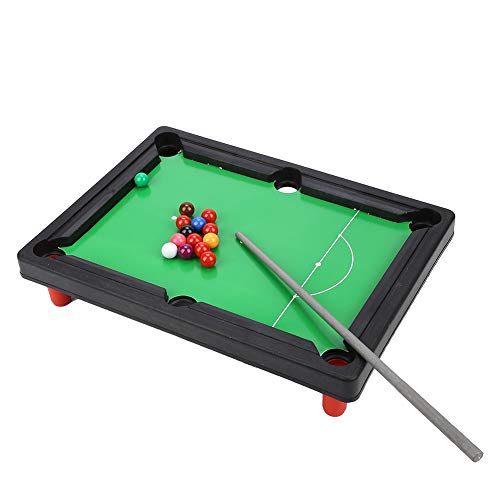 Mesa de Billar, Alta simulación Juego de Mini Juego de Billar portátil de 13x9.5x2.6 Pulgadas Mini Mesa de Billar Liviana, para Jugar en Familia Niños Adultos para Praty