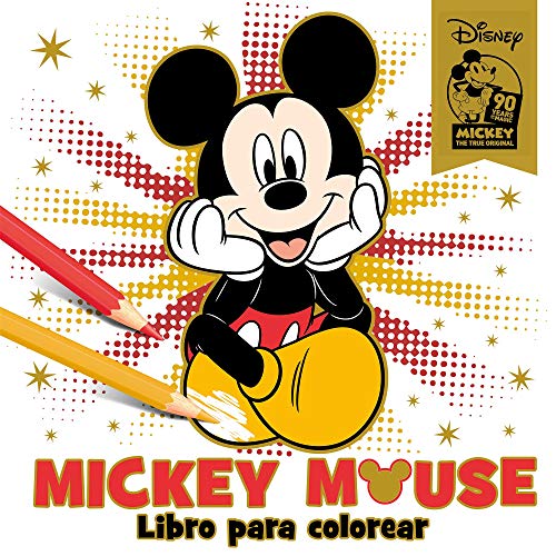 Mickey Mouse. Libro para colorear. Especial 90 aniversario (Disney. Mickey)
