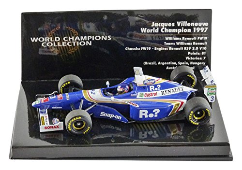 Minichamps 436970003 1:43 1997 Williams Renault FW19 - J.Villeneuve World Champion