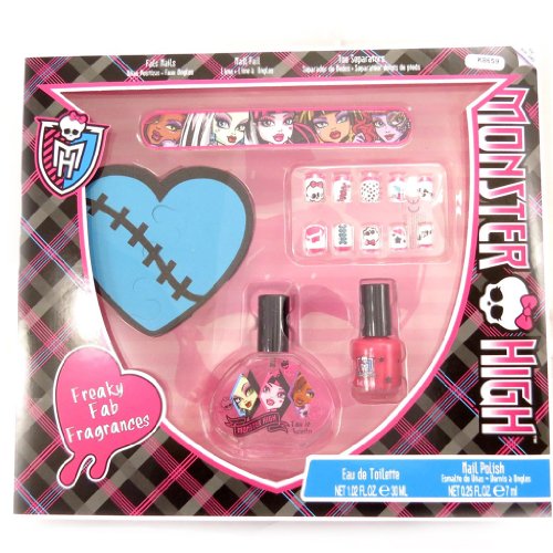 Monster High [K8659] - Set de manicura 'Monster High' negro se levantó.