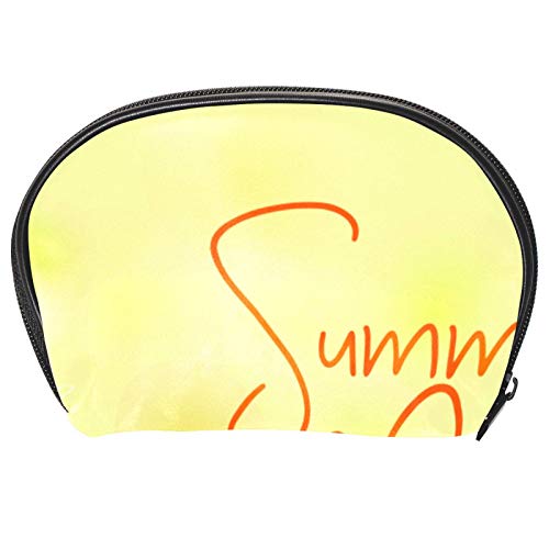 Neceser de Maquillaje Estuche Escolar para Cosméticos Bolsa de Aseo Grande Verano de Guitarra de Playa Junto al mar Neceser de Maquillaje Estuche Escolar para Cosméticos Bolsa de Aseo Grande Verano de Guitarra de Playa Junto al mar